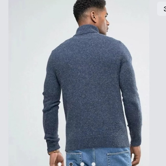 Abercromie 1892 Collection Wool Sweater Zip  L - Picture 3 of 7